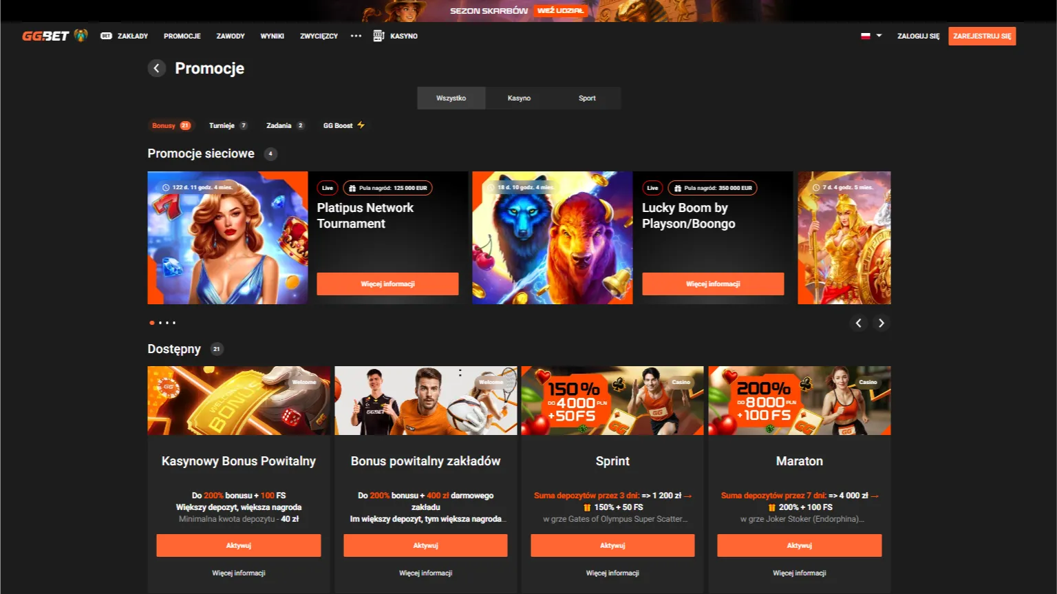 GGBet bonus za rejestrację – pakiet powitalny szczegółowo – GG Bet bonus